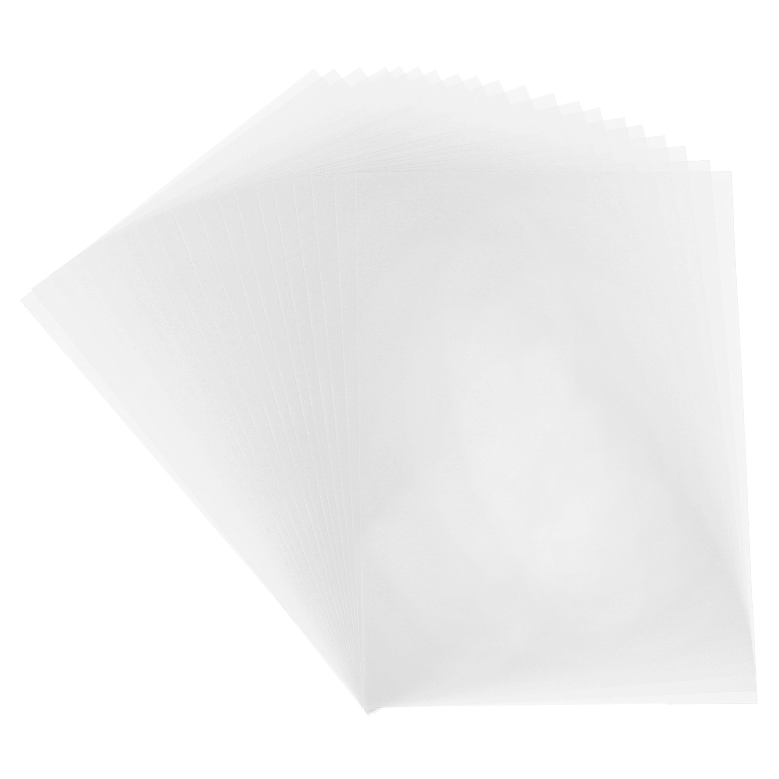 50 Sheet White Transparency 11.7" x 8.2" Printable Vellum Paper for Printing Wedding Invitations