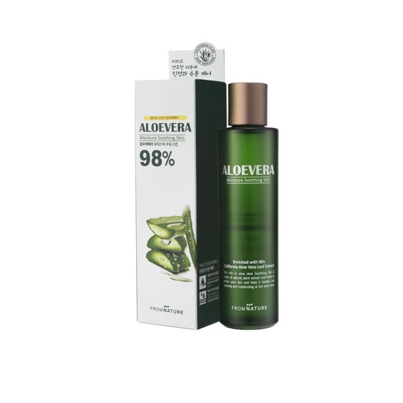 ALOE VERA, 98% Moisture Soothing Skin, 150 ml