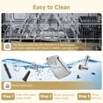 thumbnail image 2 of Hot Plate,Cusimax Dual Infrared Burner, Electric Ceramic Glass Stove,Adjustable Temperature Control,Stainless Steel,Compatible of all Cookware,Easy C, 2 of 8