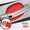 Rouge, variante sur ZZkhGO 4 Pcs Autocollants de Poignées, Film Protecteur de Poignée de Porte de Voiture en Fibre de Carbone, Protège-Gobelet de Poignée de Porte en TPU, Auto-Adhésif Installation Facile pour Véhicules, Rouge
