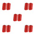 thumbnail image 2 of Thinsony Golf Head Covers PU Portable Protector Travel Athlete Golf for Training Red Small 10 Pcs 5Set, 2 of 6