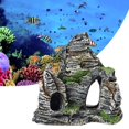 thumbnail image 4 of Rockery Ornament High Simulation Fish Hideout Resin Mountain View Aquarium Decoration for Home Decor, 4 of 8