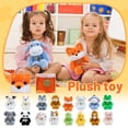 thumbnail image 2 of Jouet en Peluche Duveteux, Mignons Animaux en Peluche Âne, 2 of 6