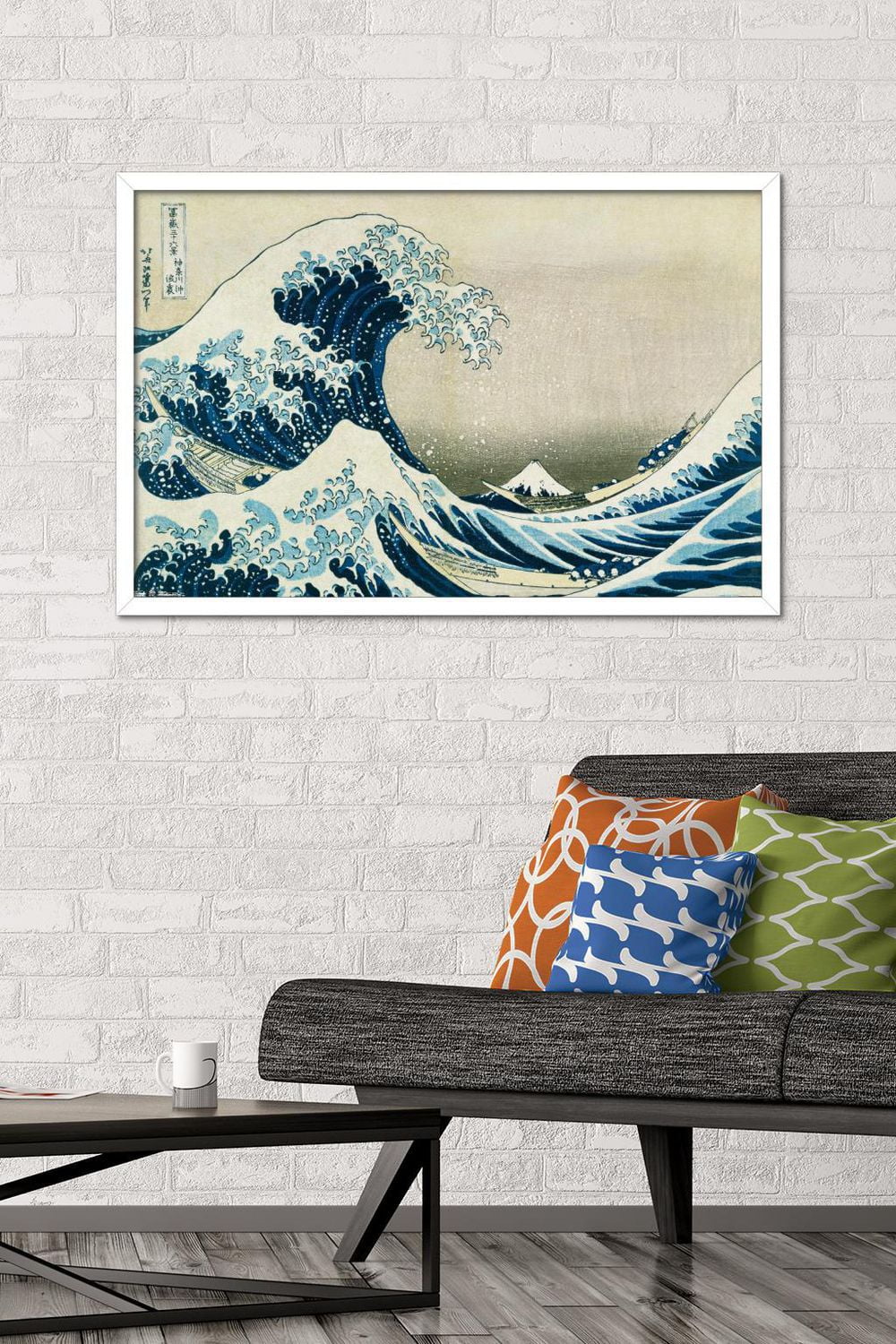 The Great Wave off Kanagawa by Hokusai Wall Poster