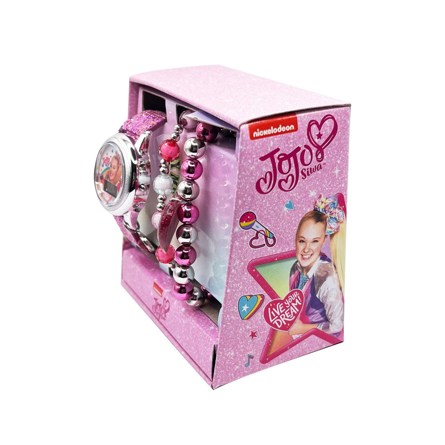 Ensemble de montres ACL avec cadran clignotant et bracelet JOJO pour enfants