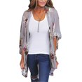 thumbnail image 1 of New Women's Floral Kimono Cardigans Casual Loose Open Front Cover Ups Tops, 1 of 3