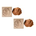 thumbnail image 1 of Oleegame 2PC Cookie Mold DIY Baking Moulds Wooden Cookie Cookie Moulds Embossing Craft Decorative Baking Tools For Christmas Thanksgiving Christmas Kitchen, 1 of 8