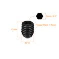 thumbnail image 2 of Unique Bargains Ball Point Set Screws, M10 x 12mm High Carbon Steel Metric Spring Hex Socket Grub Screw 20 Pack, 2 of 7