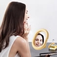 thumbnail image 4 of Dvkptbk Candy Mirror High Value Foldable Wall Mounted Multifunctional Desktop Makeup Mirror HD Dormitory College Style Makeup Mirror Home Decor, 4 of 6