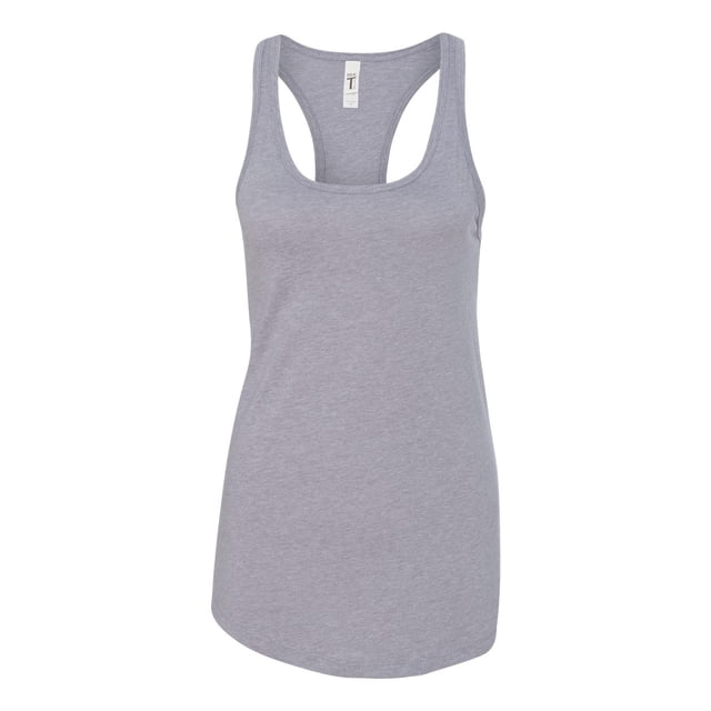 Next Level Débardeur Dos Nageur Idéal pour Femmes, m, Gris Chiné