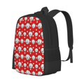 thumbnail image 1 of Xecao Cute Baseball for Backpack for School Travel Hiking with Adjustable Straps Large Capacity and Side Mesh Pockets, 1 of 6