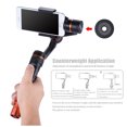 thumbnail image 3 of Hohem iSteady T1 3- Stabilizing Gimbal Handheld Stabilizer Support 360-degree Panorama and Smart Auto-tracking for 7Plus 7/6S Plus 6S/6Plus 6/ 5 for S7 S7 Edge Note Edge/ Note5/4 S4 Smartphones, 3 of 7