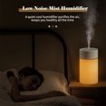 thumbnail image 3 of Arealer 260mL Mist Humidifier Diffuser Portable Colorful Night Light Quiet Cool Humidifier Desktop USB Powered Waterless Auto-Off Humidifier for Home Travel Car Office Bedroom, 3 of 6