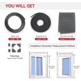 thumbnail image 3 of YSTIANN 24"x32" Magnetic Window Screen - DIY Fiberglass Mesh with Grey Net, Adjustable Frame for House Windows WJ85-3648, 3 of 7
