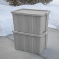 thumbnail image 4 of Sterilite Tuff1 30 Gal Plastic Storage Tote Container Bin w/ Lid (12 Pack), 4 of 7
