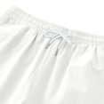 thumbnail image 3 of Plebaso Mens Casual Shorts Elastic Waist Summer Shorts Drawstring Solid Color Lounge Shorts with Pockets, 3 of 6