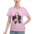 thumbnail image 1 of T-Shirt Basique à Manches Courtes pour Femmes Demon Slayer Blade Nidouzi, 1 of 6