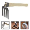 thumbnail image 3 of Garden Rake Garden Tool Wooden Handle Steel Rake Practical Small Rake Gardening Rake, 3 of 7