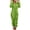 Green H, variant on PEZHADA Fall Savings Fleece Pajamas for Women Winter Warm Romper Non-footed Onesie Loungewear Pajama White