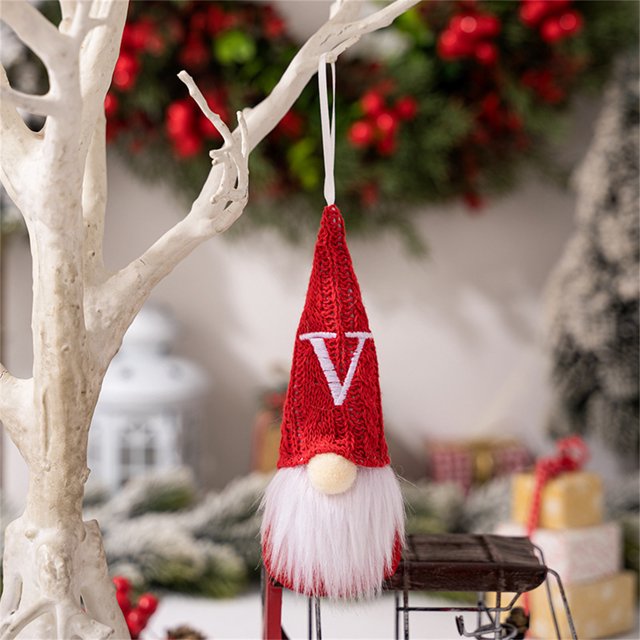 Birdeem Christmas Hat Faceless Baby Pendant Old Man Dwarf Rudolph Doll