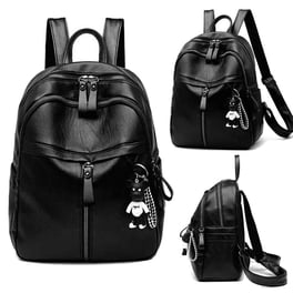black rose embroidered mini backpack – Los Angeles Mercantile and the leather strap Best Travel Backpack for sanrio storage bag Color:Taupe Driftwood - discontinued