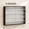 thumbnail image 3 of HOMCOM 5-Storey Wall Shelf Display Cabinet, Shot Glass Display Case, 3 of 10
