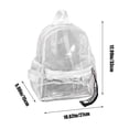thumbnail image 3 of Back to School Supplies Deals! LSLJS Clear Backpack Transparent Packet No Water PVC School Bag Student School Bag Travel Beach Bag Outdoor School Bag Travel Backpack, 3 of 8