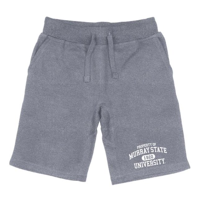 W Republic 566-135-HGY-02 Men Murray State Racers Property Shorts, Heather Grey - Medium