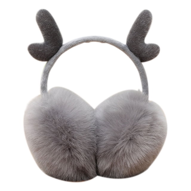 Maoww Cache-Oreilles Chauds pour Femmes et Filles, Mignons, en Peluche, Élastiques, pour l'Extérieur en Hiver, Cache-Oreilles à Rabats, Chauffe-Oreilles Confortables