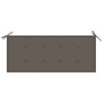 thumbnail image 5 of vidaXL Folding Garden Bench with Cushion 118 cm Bamboo, 5 of 5