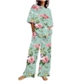 thumbnail image 1 of Hauts à Manches Courtes pour Femmes Costume d'Été Mode Short Imprimé Pantalons Colorés Costume Décontracté Deux Pièces Hauts à Manches Courtes pour Femmes Hauts d'Été pour Femmes avec Manches, 1 of 9
