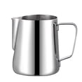 thumbnail image 2 of SuoKom Milk Frother - Milk Frother Cup with Clear Graduation - 304 Stainless Steel Cappuccino Maker Accessories- Milk Carafe Cup with Insulated Handle, 2 of 7