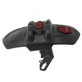 thumbnail image 4 of Garde-boue Arrière de Moto, Support de Protection Arrière en Aluminium avec Réflecteur Noir pour Modification, 4 of 8