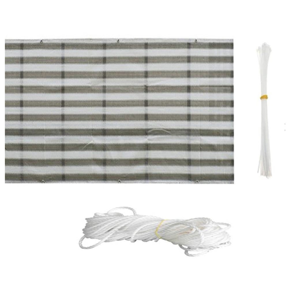 Filet d'Ombrage pour Balcon Écran d'Intimité pour Balcon Couverture d'Écran Écran Résistant aux Intempéries Clôture Pare-Vent pour Extérieur Cour Arrière Patio