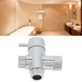 thumbnail image 1 of Shower Head Splitter, Three Way Water Separator ABS Widely Use Polished   Plating  For Bathroom For Shower Heads, 1 of 8