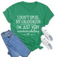 thumbnail image 2 of LUOGENLI T-shirts pour Femme pour Femmes T-Shirt Uni Décontracté Mode à Lettres Imprimées Col Rond Manches Courtes T-Shirt Haut T-shirts pour Femmes T-shirts Graphiques T-shirts Amusants Adulte St. Patrick Vert m, 2 of 3
