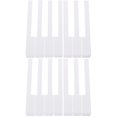 thumbnail image 1 of EIGTHTAIL 4 Pcs Piano Keys Musical Instruments Keyboard Replacement White Plastic, 1 of 6