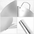 thumbnail image 4 of 1pc Stainless Steel Wok Household No Magnetic Sand Frying Pan Non Stick Pan Random Handle, 4 of 4