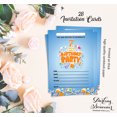 thumbnail image 5 of Darling Souvenir Blue Birthday Invitation Card Printable Fill or Write In Blank Invites Party Supplies Pack Of 28 5 x 7 Inches, 5 of 5