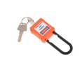 thumbnail image 2 of PL38-KD 38 mm PVC Curved Safety Lockout Padlock Safety Lock Orange, 2 of 7