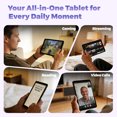 thumbnail image 5 of FPD Tablette Android 16 de 8 Pouces, Écran IPS FHD+, UNISOC T620 Octa-Core, 6 Go de RAM, Stockage de 128 Go, Extensible de 1 To, Tablette Wi-Fi 90 Hz, 340 g Léger-Gris, 5 of 5