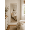 thumbnail image 3 of 13.5×49.5 Inch Over The Door Mirror White, 3 of 5