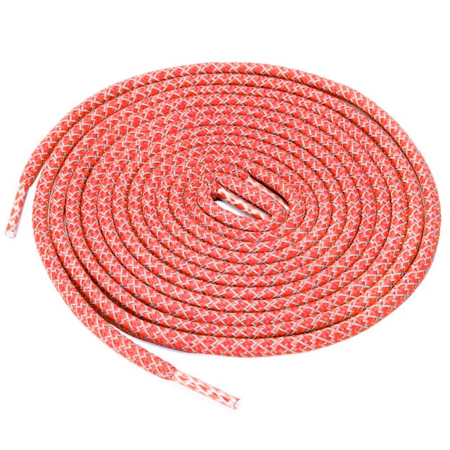 INSPIRE CHIC 2 Paires Lacets Ronds Élastiques Réfléchissants Unisexes pour Espadrilles Orange 140 cm/55 Pouces