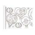 thumbnail image 3 of Abbracc Art Paper Roll Sticky Painting Wall Coloring Stickers Coloring Book DIY Coloring number letter, 3 of 9