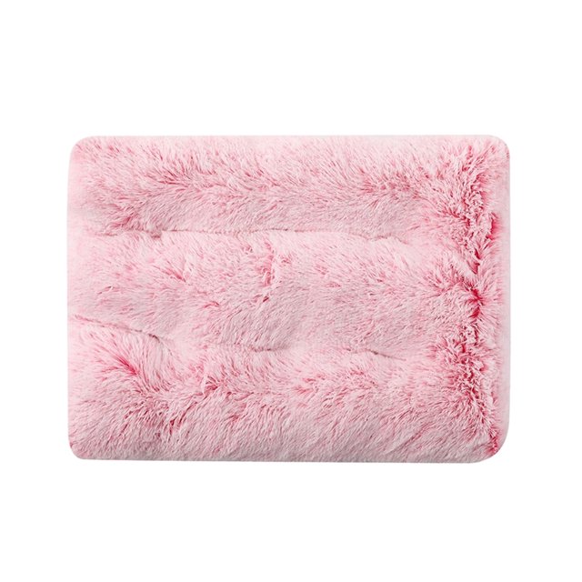 Maytalsory Soft And Comfortable Dog Bed Pets Sweet Dreams Easy To Clean Dog Cage Bed Gradient Pink XS 1Set