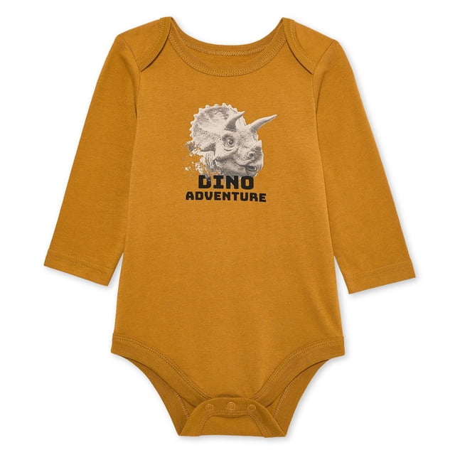 George Baby Boys' Long-Sleeve Graphic Bodysuit