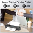 thumbnail image 4 of New A4 Portable Printer Wireless M832 for Travel Work Home Inkless Thermal Mobile Printer Support ,Easy to Operate, 4 of 5