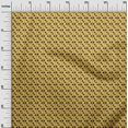 thumbnail image 3 of oneOone Tissu Viscose Georgette Jaune pour Robe de Poker Tissu Imprimé au Mètre 42 Pouces de Large, 3 of 4