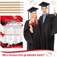 thumbnail image 3 of 50 Pcs Graduation Party Decorations 2022 Who Knows The Graduate Best Game Cards Congrats Grad Graduation Party Decor Par, 3 of 7