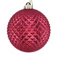 thumbnail image 1 of Vickerman N188421D Boule de Noël Rouge Durian Pailletée 2.75 Po. 12 par Sac, 1 of 3